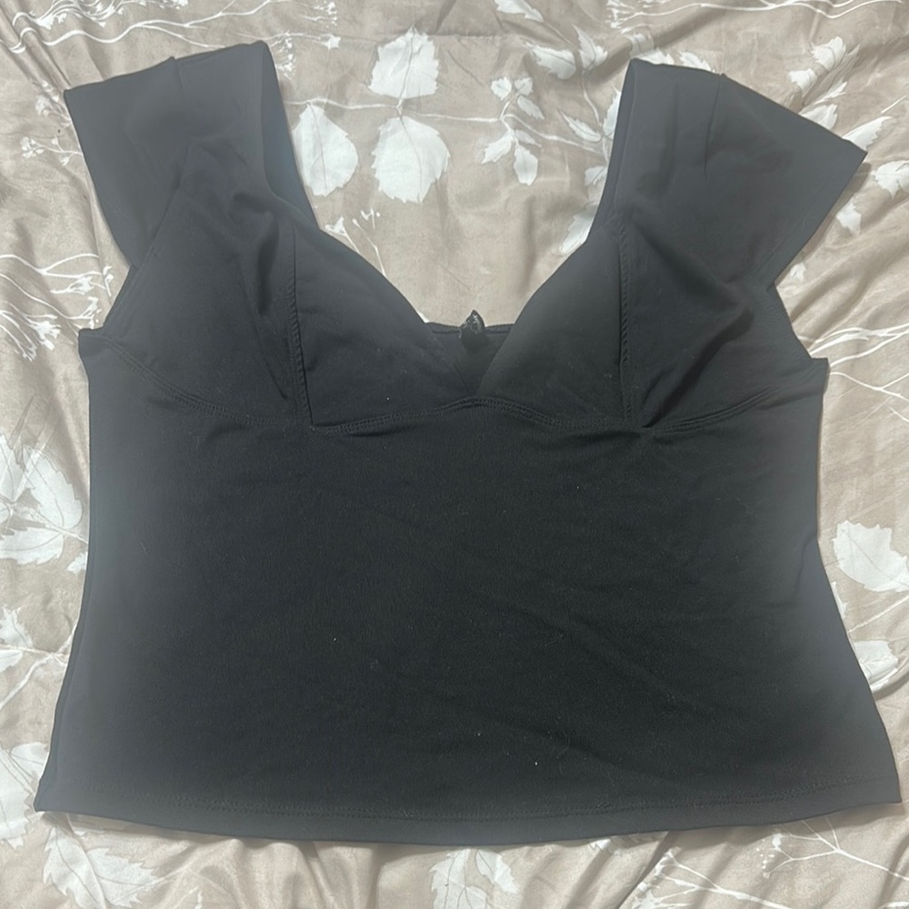 Black Crop Top